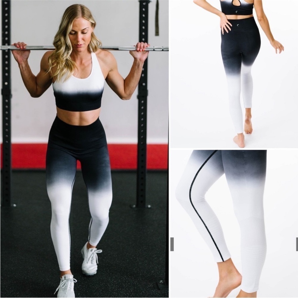 Zyia Active Ombre High Rise Performance Leggings Active Sporty Workout XXL